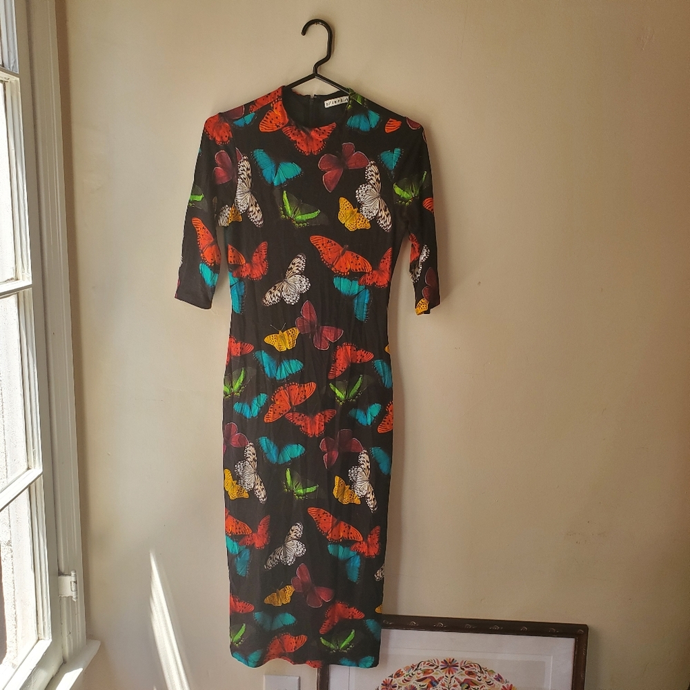 Alice & Olivia Butterfly Dress - Picture 5 of 9